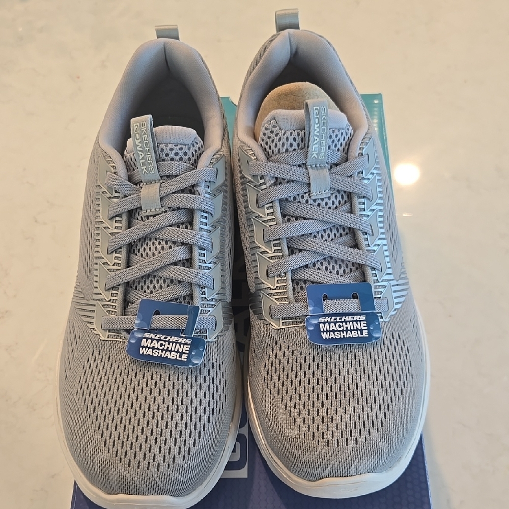 Skechers Gray Sneakers Lightweight Mesh Design